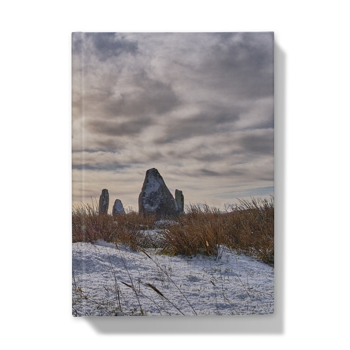 Cnoc Fillibhir Bheag/Callanish III in snow and sunshine Hardback Journal