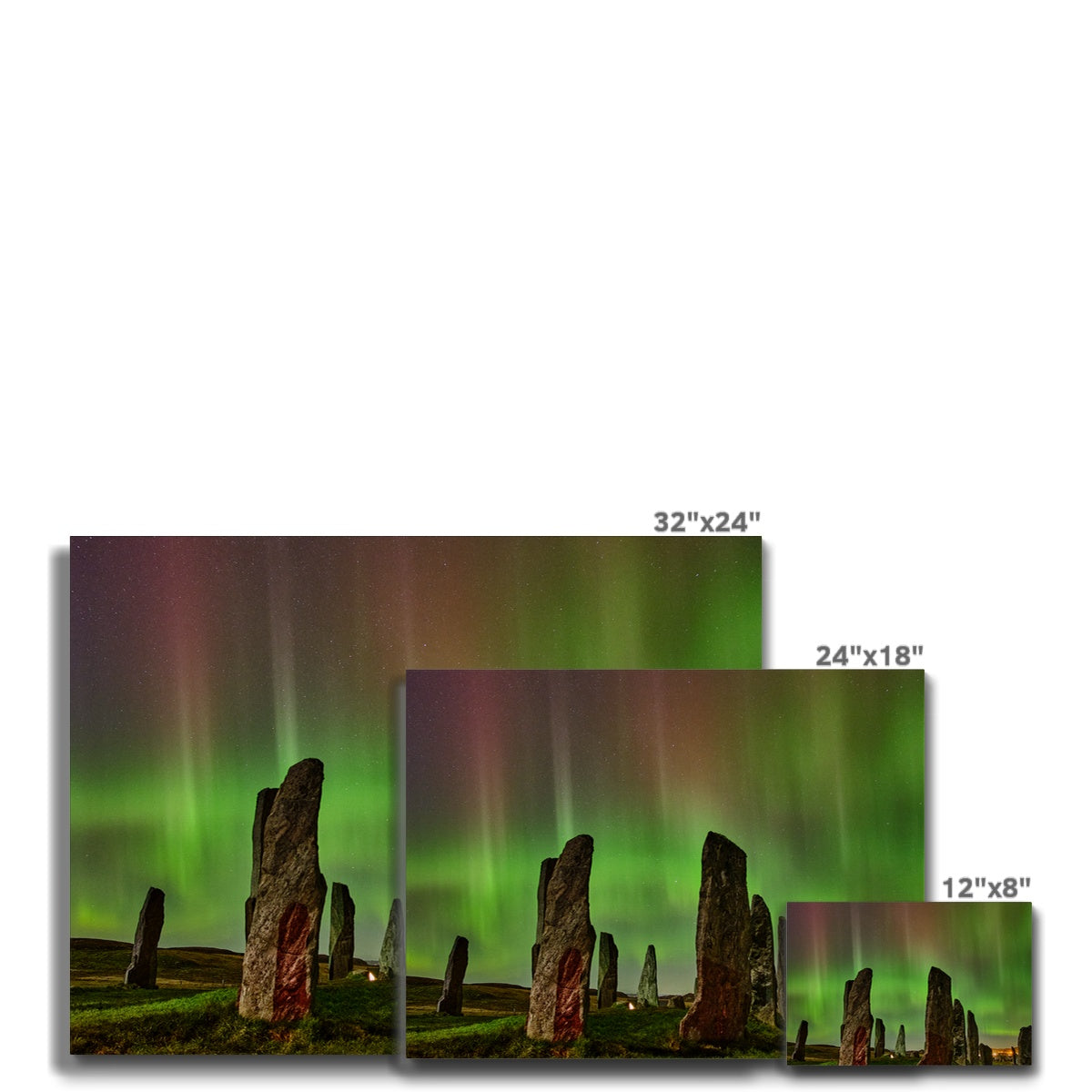 Callanish February '23 Active Aurora Canvas
