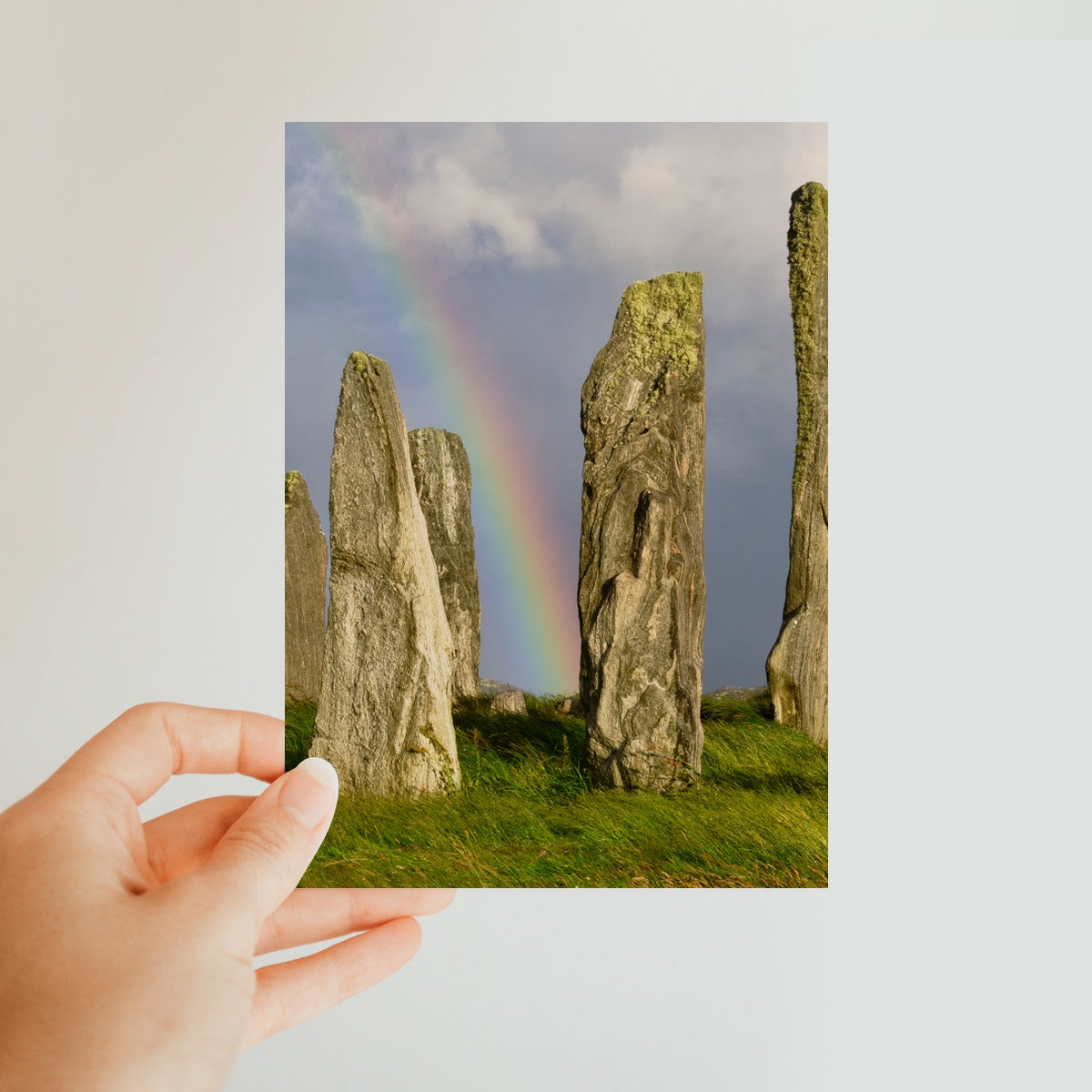 Callanish and Rainbow Classic Postcard
