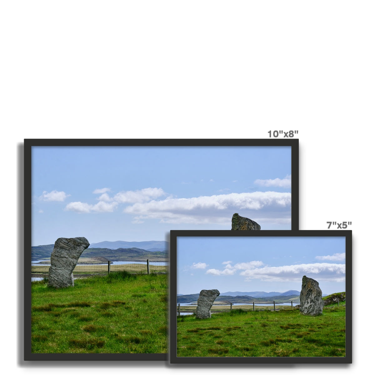 Callanish and Cailleach na Monteach Framed Photo Tile