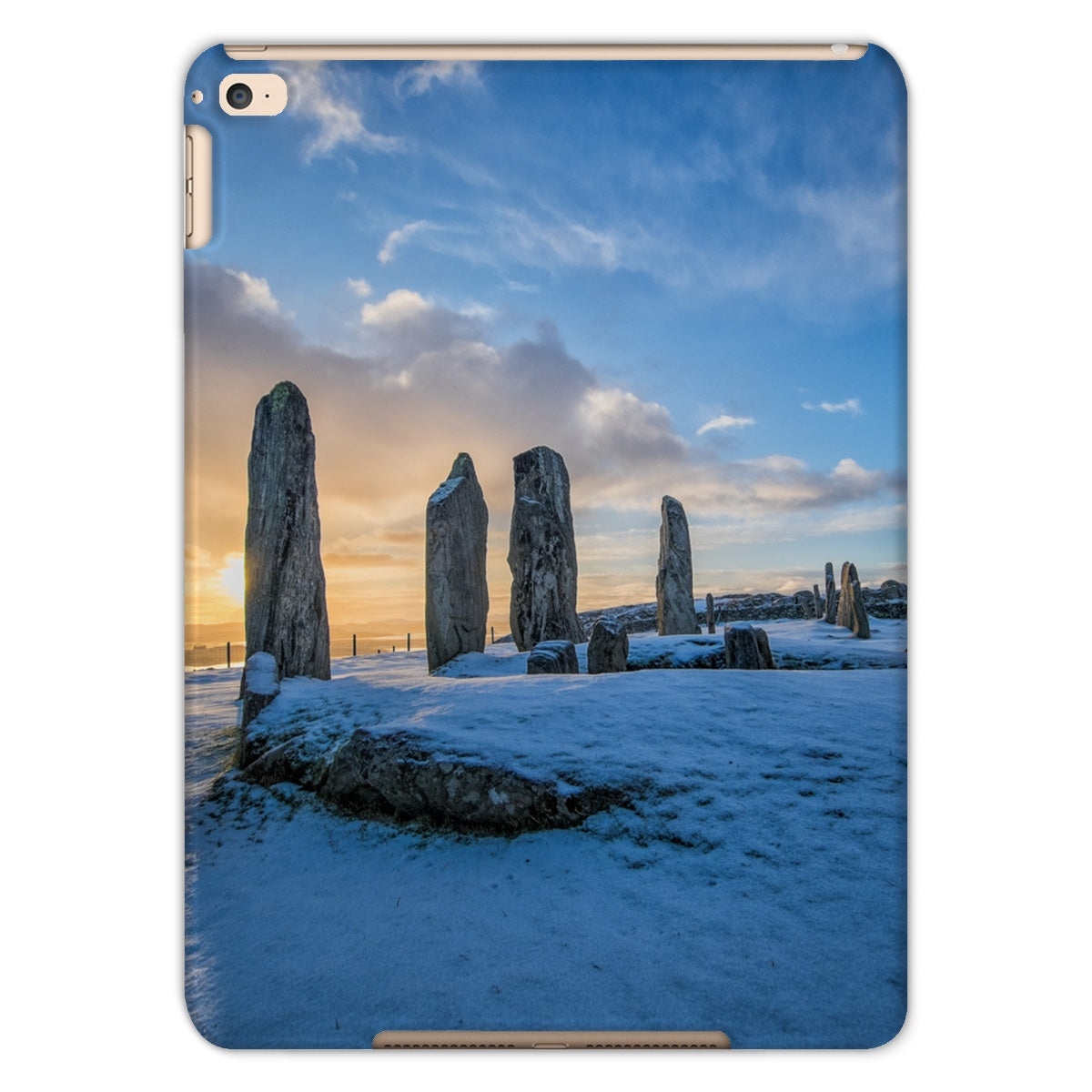 Callanish Snowy Sunrise Tablet Cases
