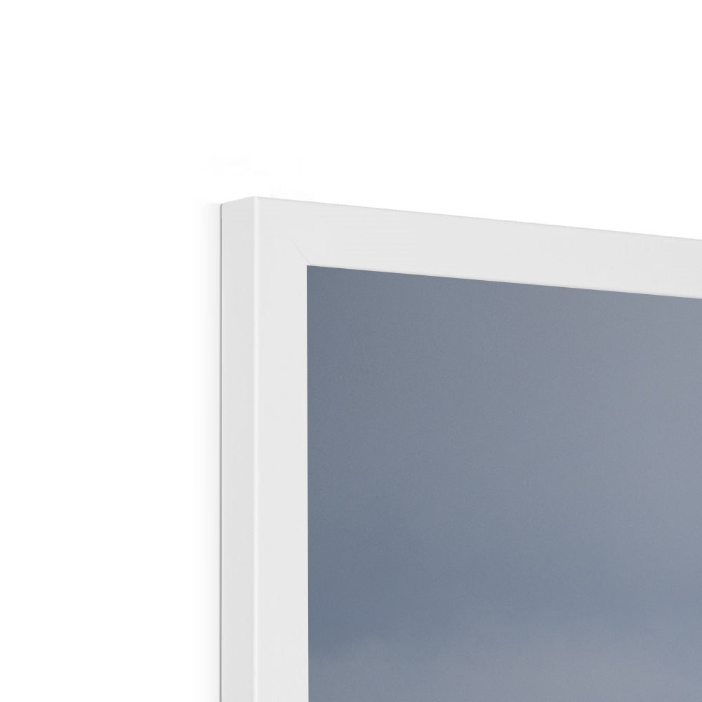 Shawbost wild sea Framed Print