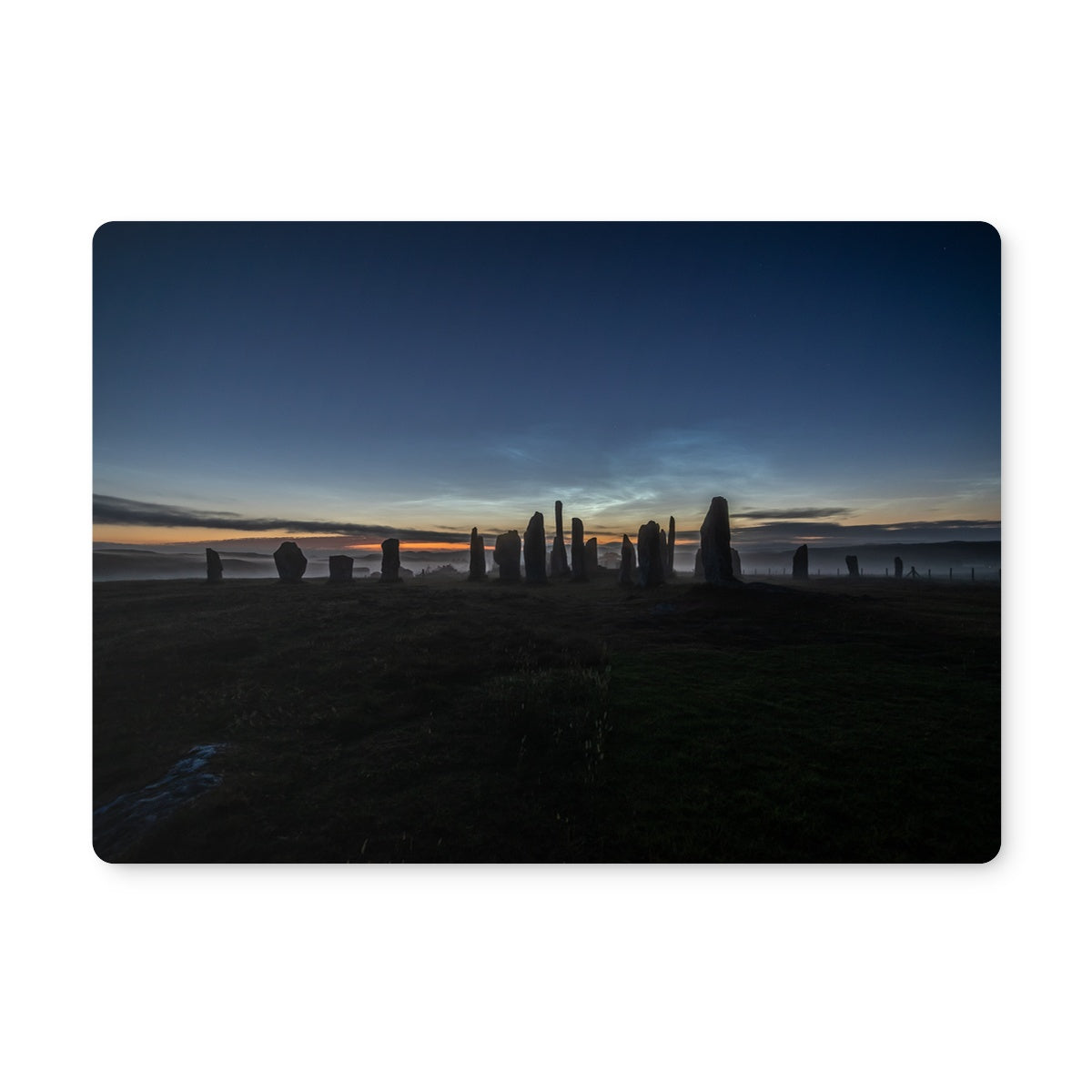 Callanish Stones and Noctilucent Clouds Placemat