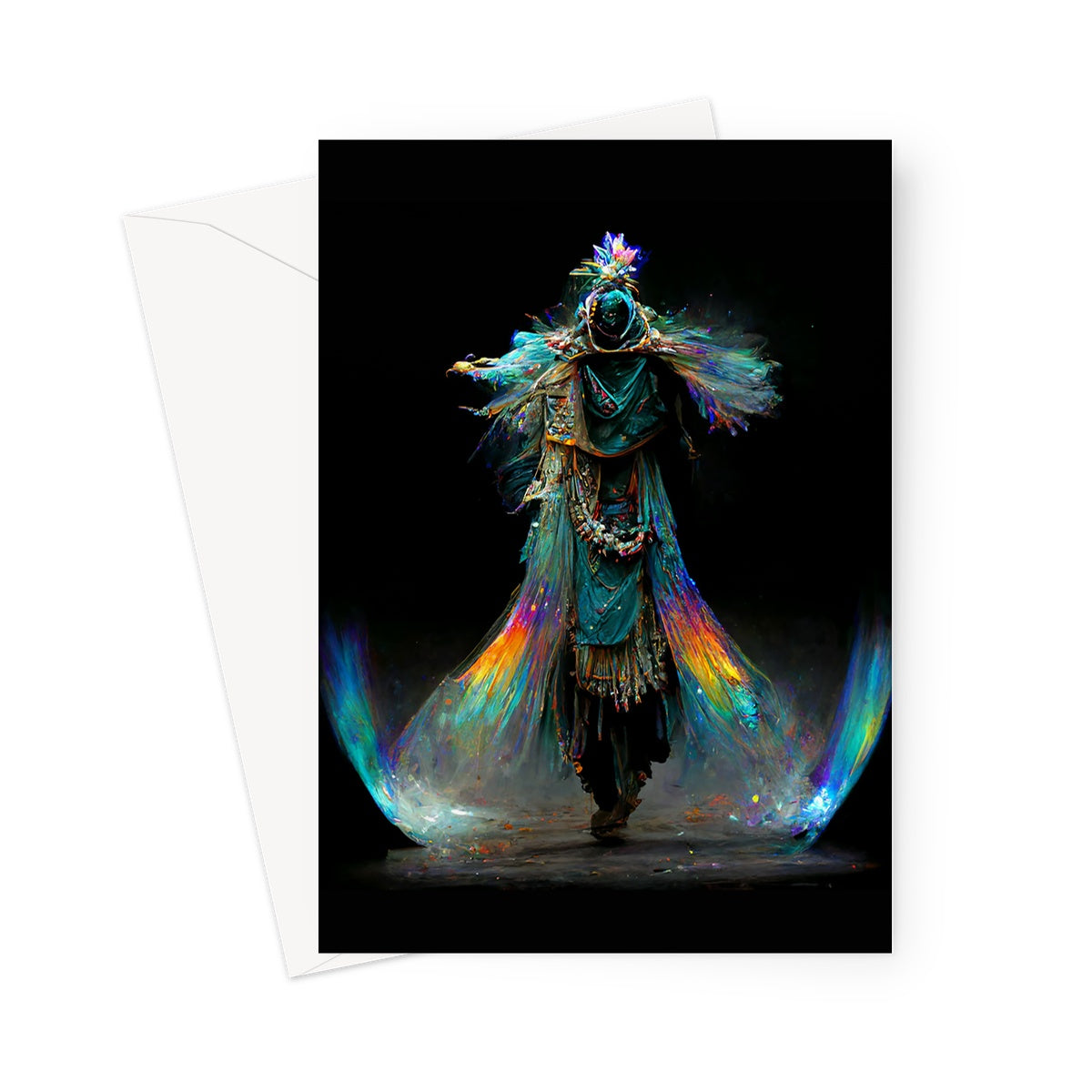 Dancing Shaman Greeting Card