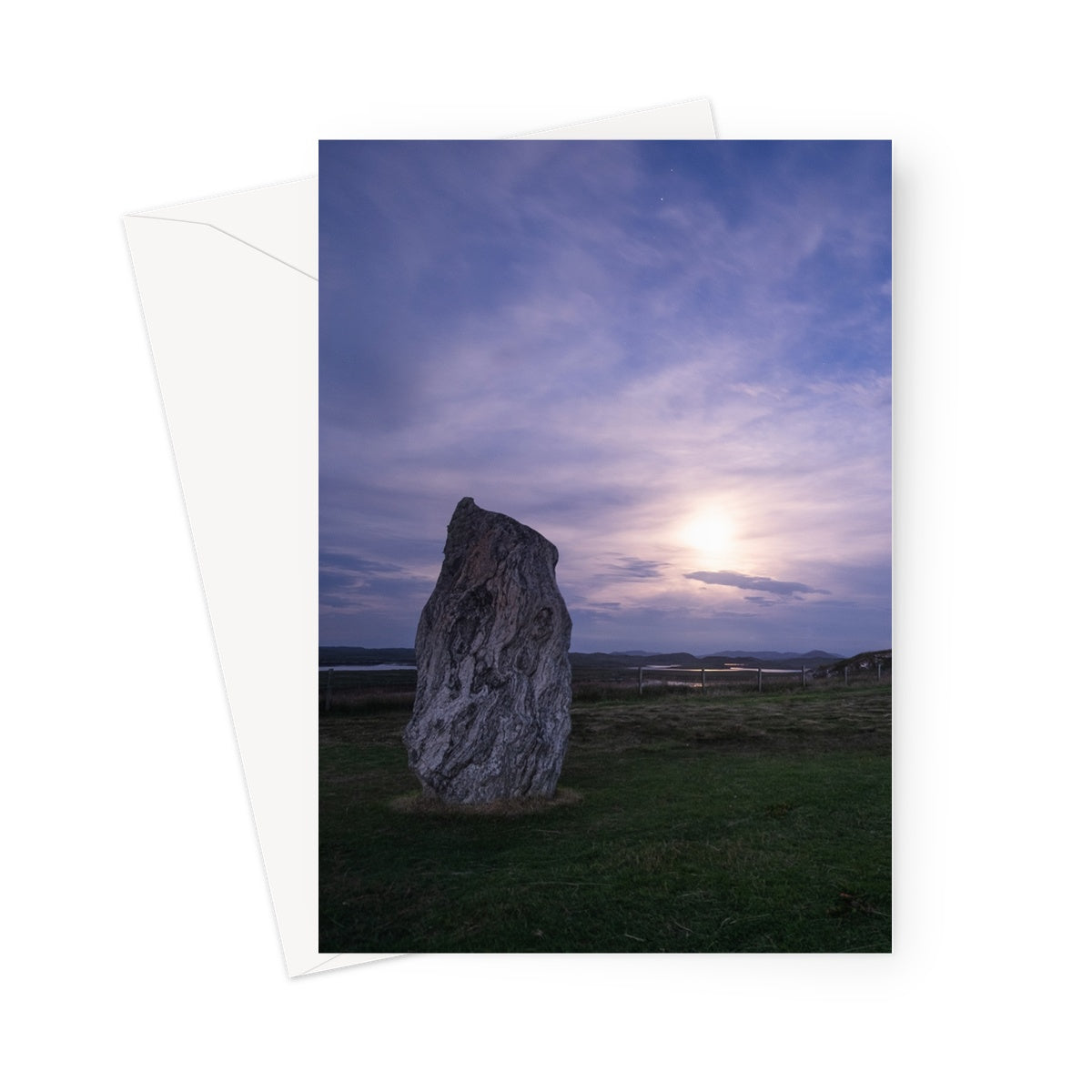 Callanish, Cailleach na Monteach and the Moon Greeting Card