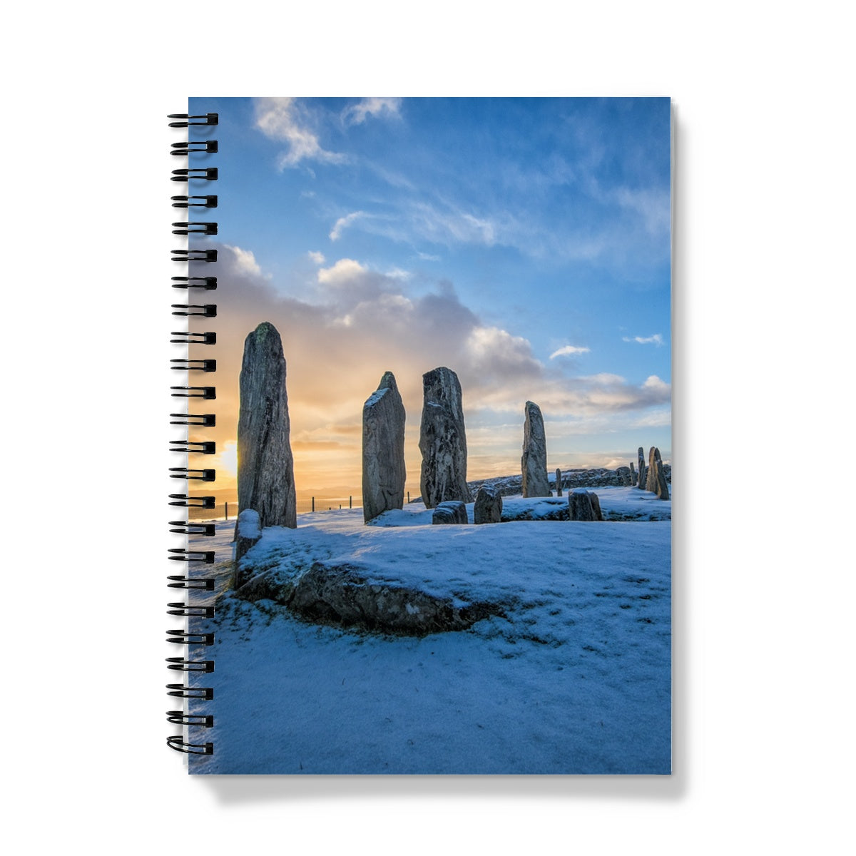 Callanish Snowy Sunrise Notebook