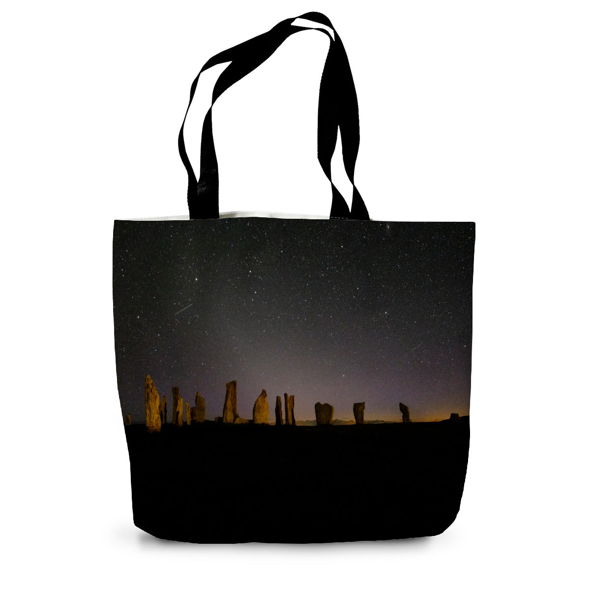 Callanish and Zodiacal light Canvas Tote Bag