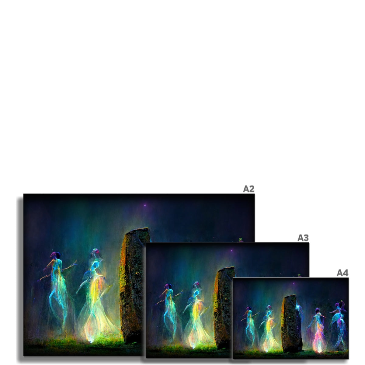 Standing Stones Fairies 9 Wall Art Poster
