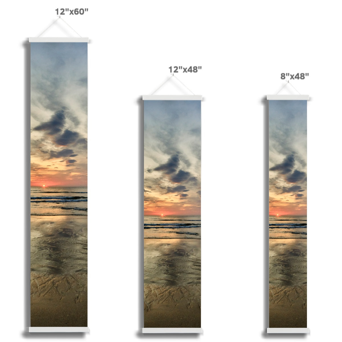 Dalmore Beach Sunset Wall Height Chart