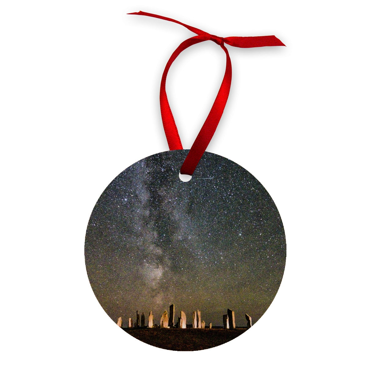 Callanish and the Milky Way  Wood Ornament