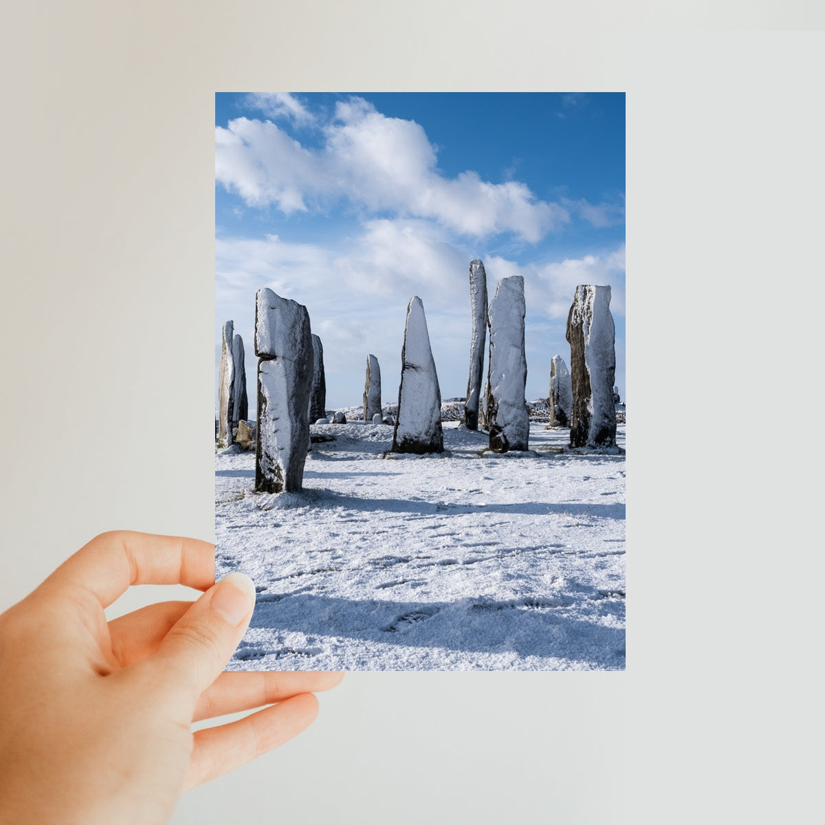 Snowy Callanish Classic Postcard