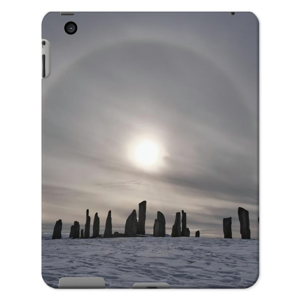 Sun Halo over the Callanish Stones  Tablet Cases