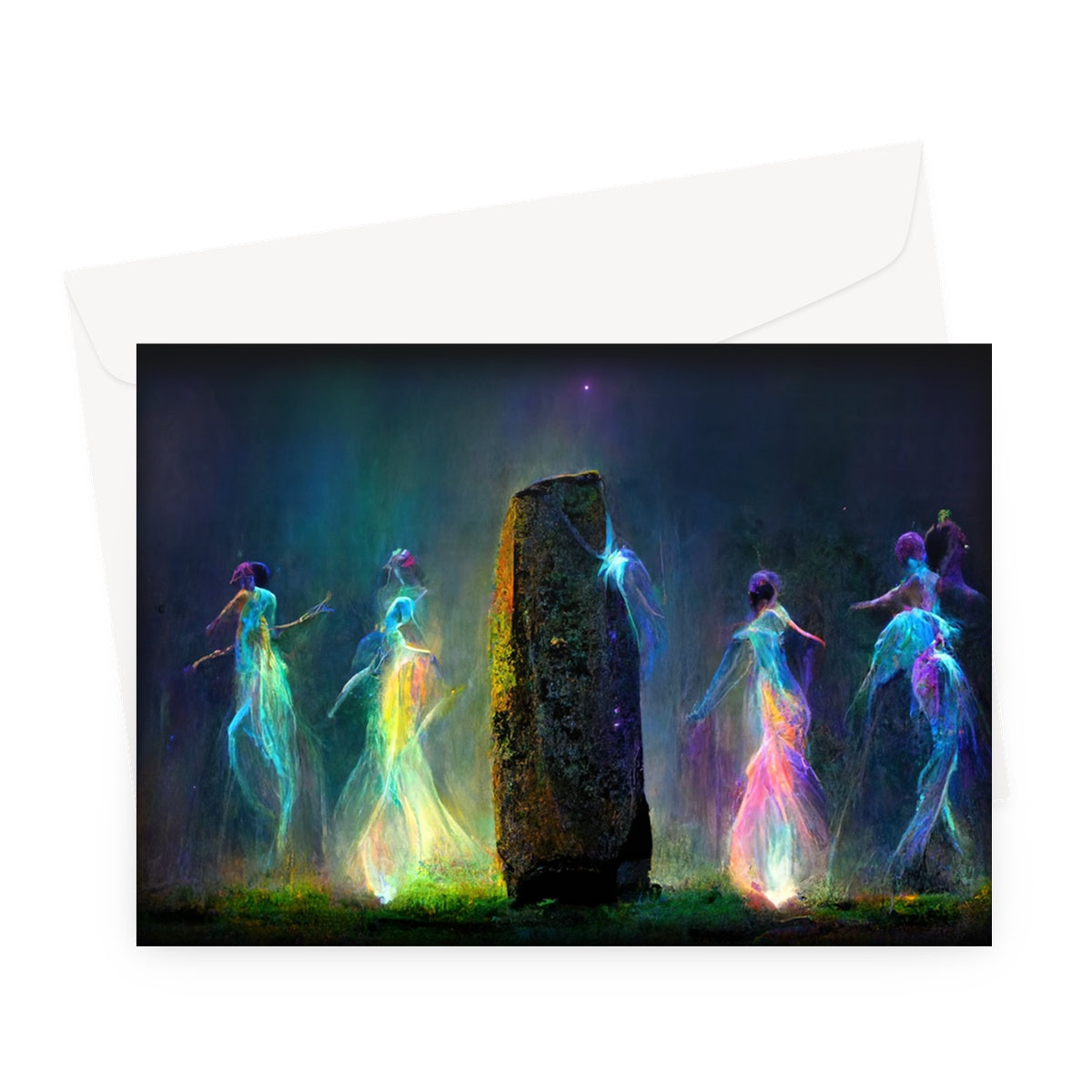 Standing Stones Fairies 9 Greeting Card