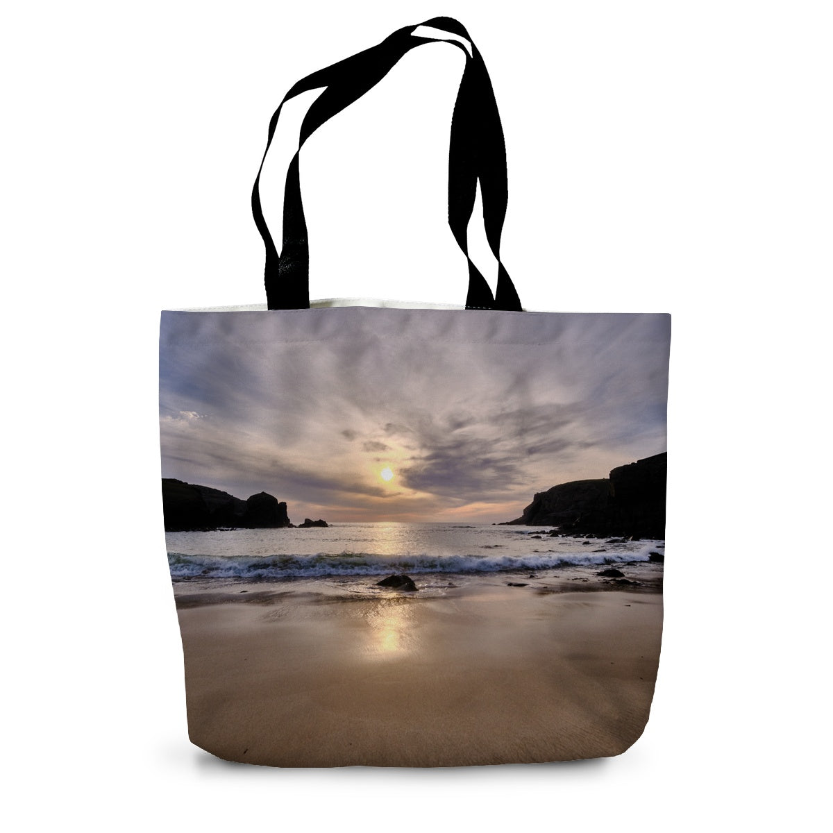 Dalbeg Beach Sunset Canvas Tote Bag