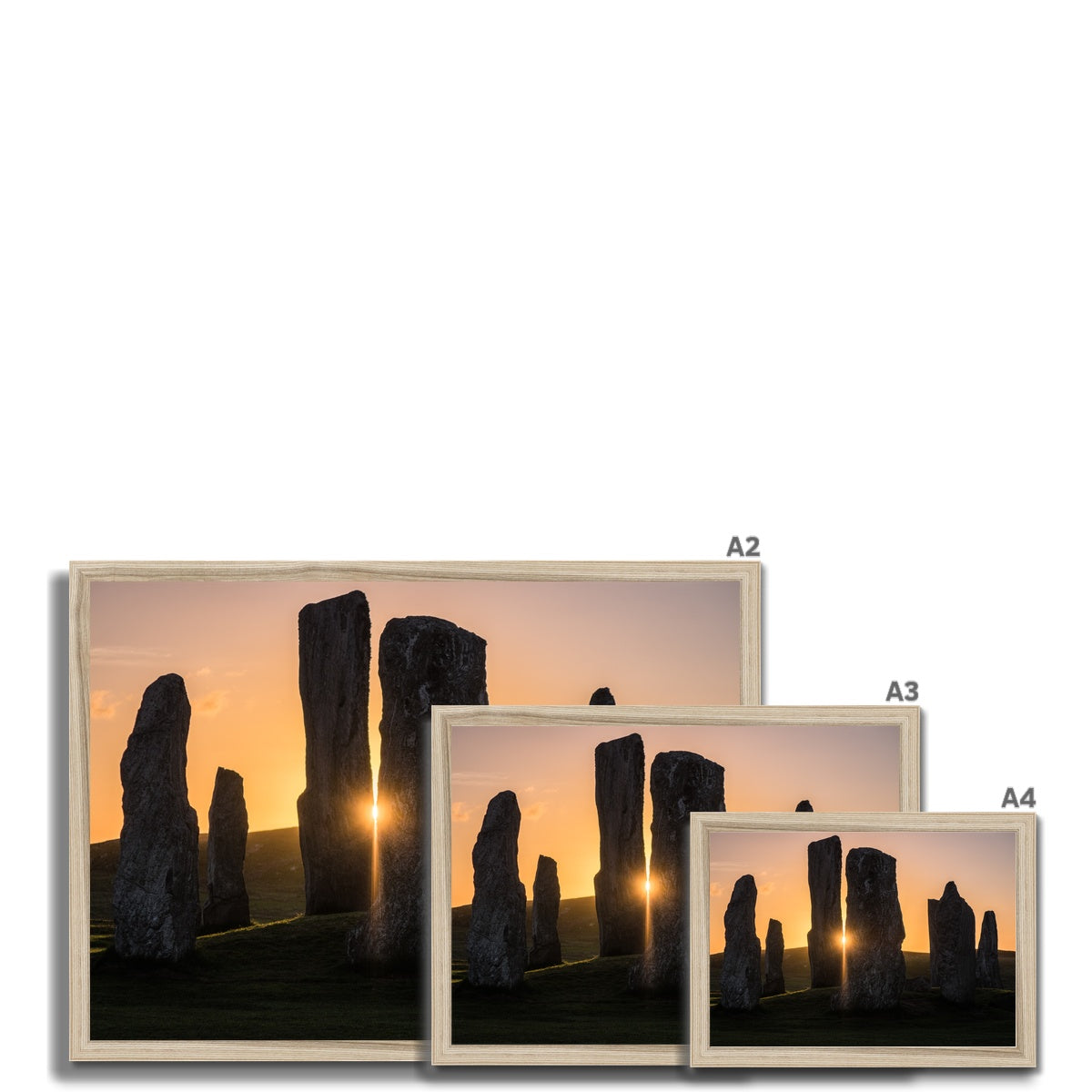 Callanish Sunset Framed Print