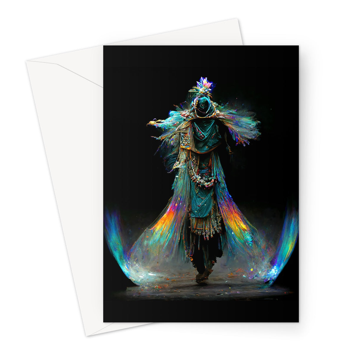 Dancing Shaman Greeting Card