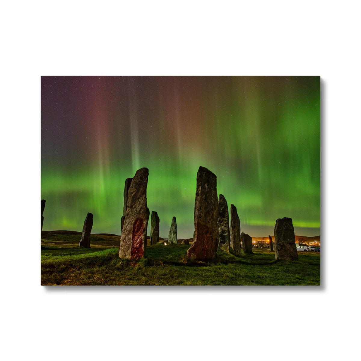 Callanish February '23 Active Aurora Canvas