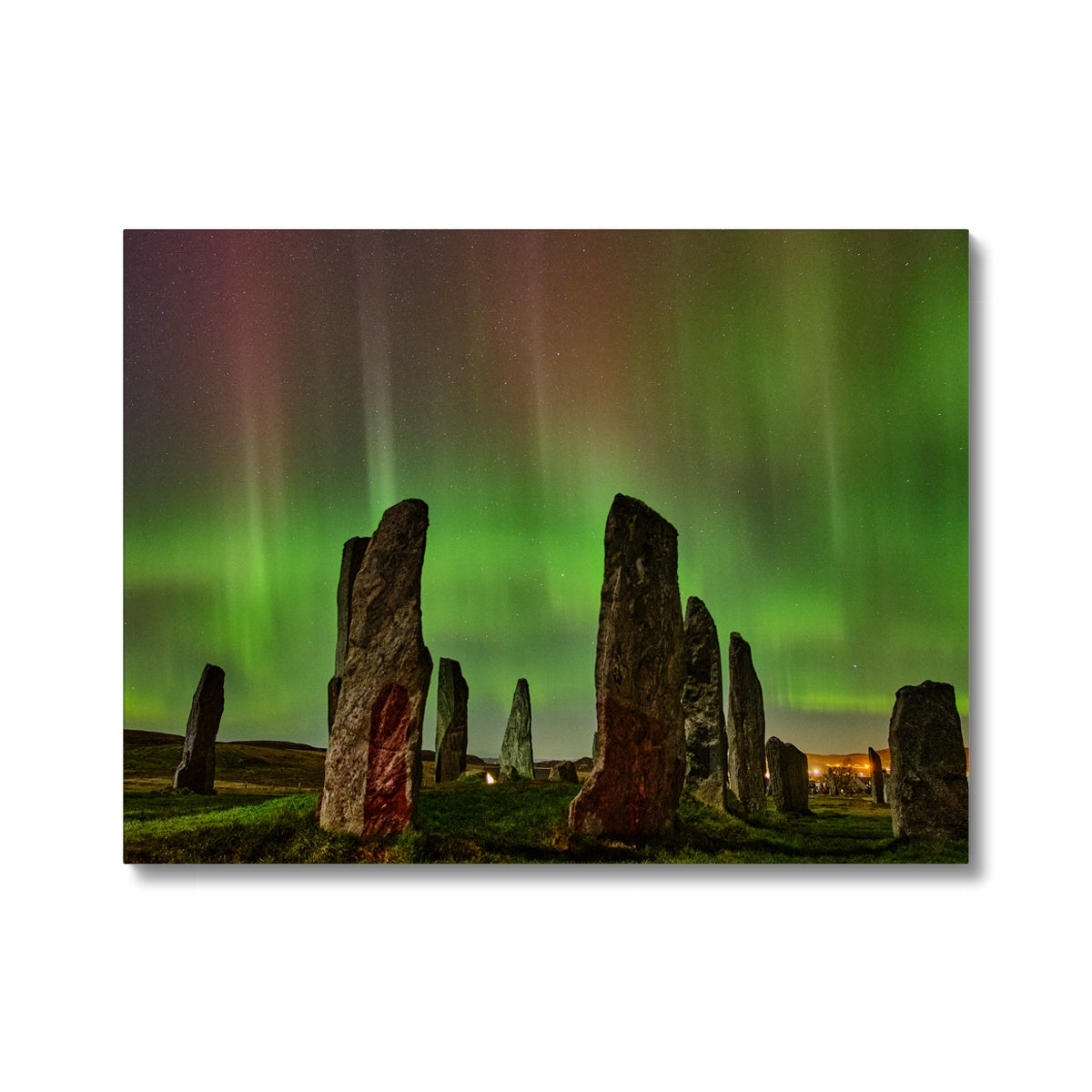 Callanish February '23 Active Aurora Canvas