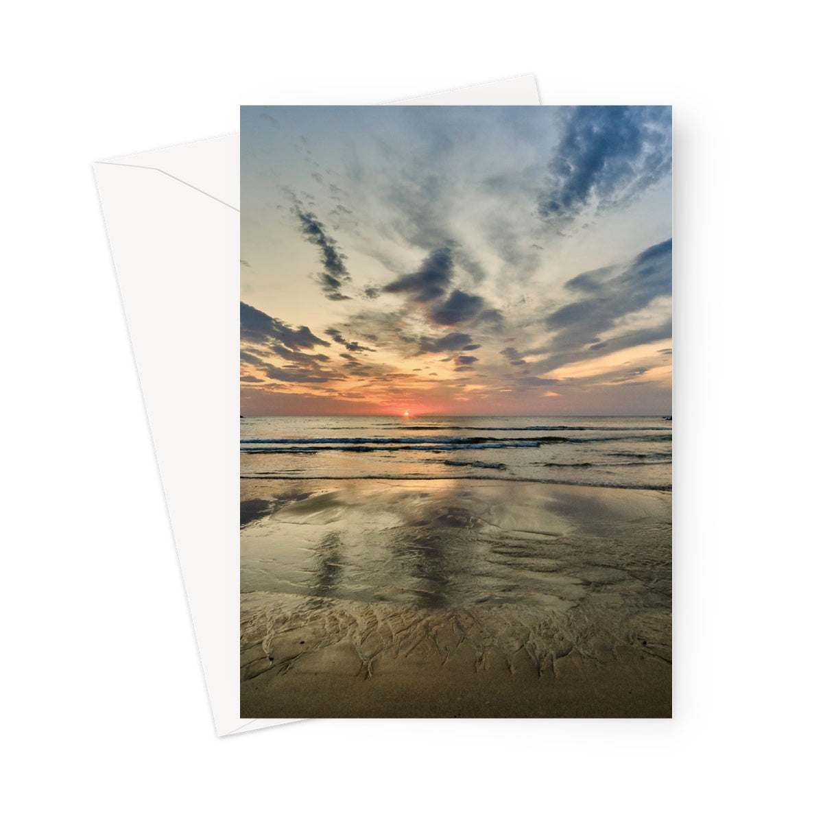 Dalmore Beach Sunset Greeting Card