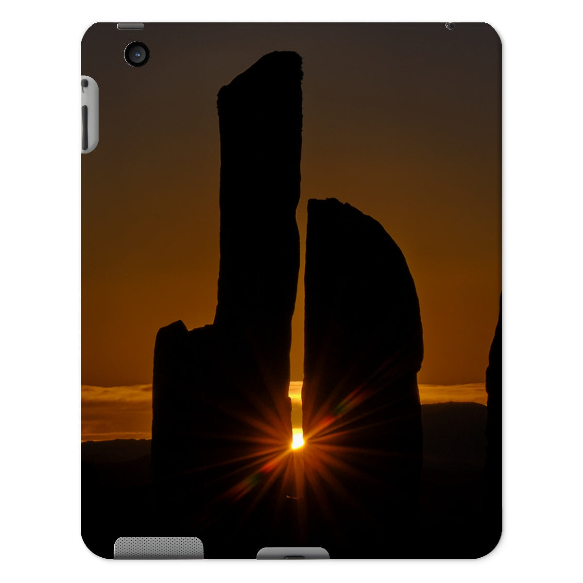 Callanish Christmas day sunset Tablet Cases