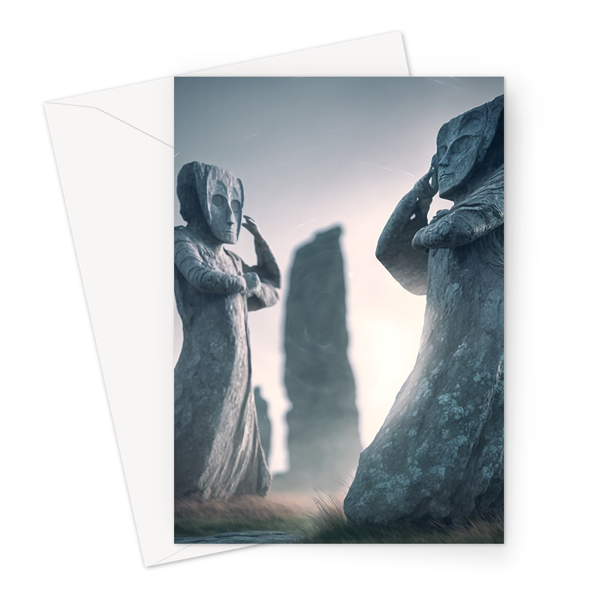 The thinkers Greeting Card