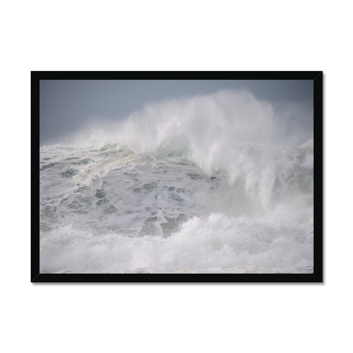 Dalbeg wild Atlantic wave Framed Print
