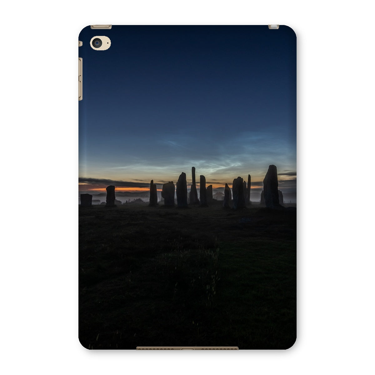 Callanish Stones and Noctilucent Clouds Tablet Cases