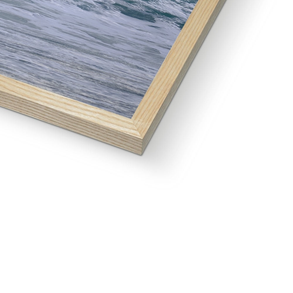 Shawbost wild sea Framed Print