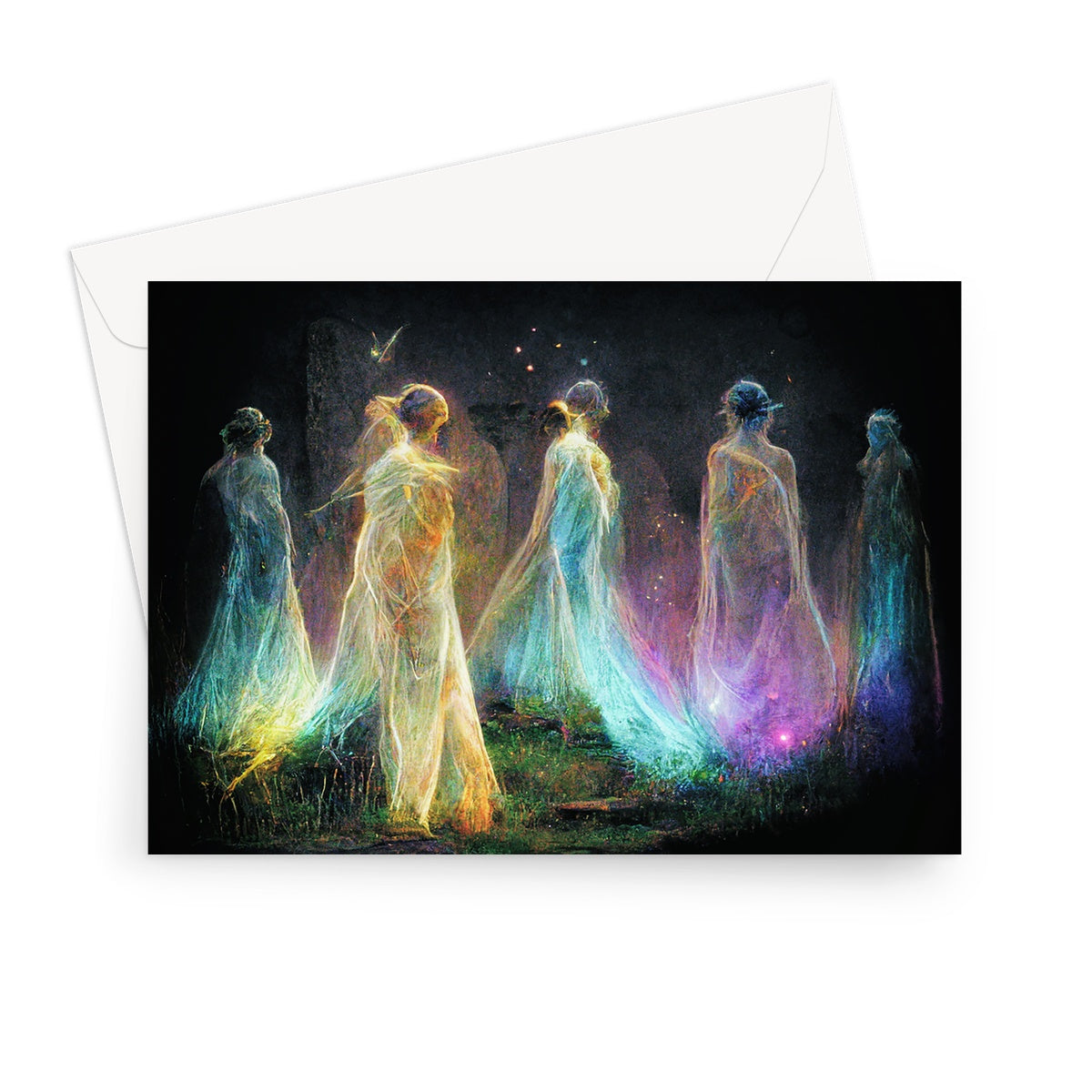 Standing Stones fairies Greeting Card
