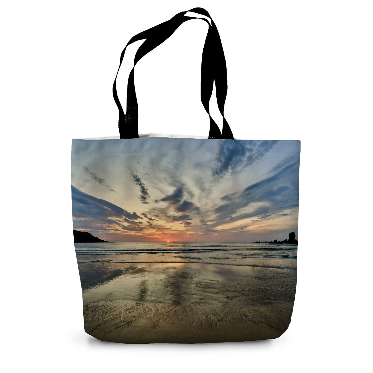Dalmore Beach Sunset Canvas Tote Bag