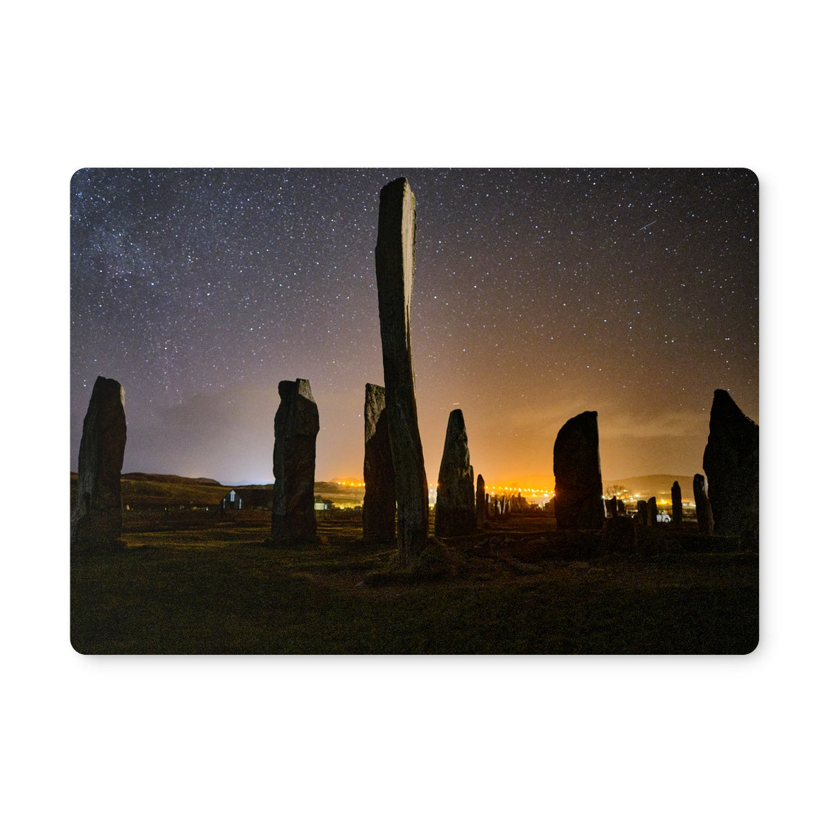 Callanish and village lights Placemat