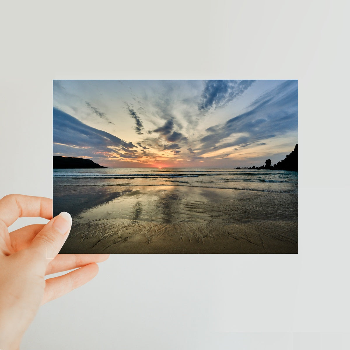 Dalmore Beach Sunset Classic Postcard