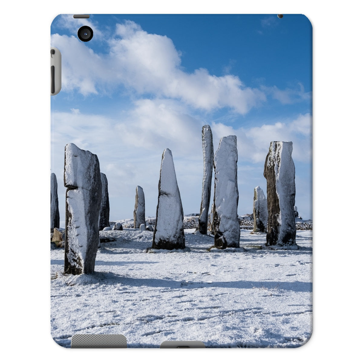 Snowy Callanish Tablet Cases