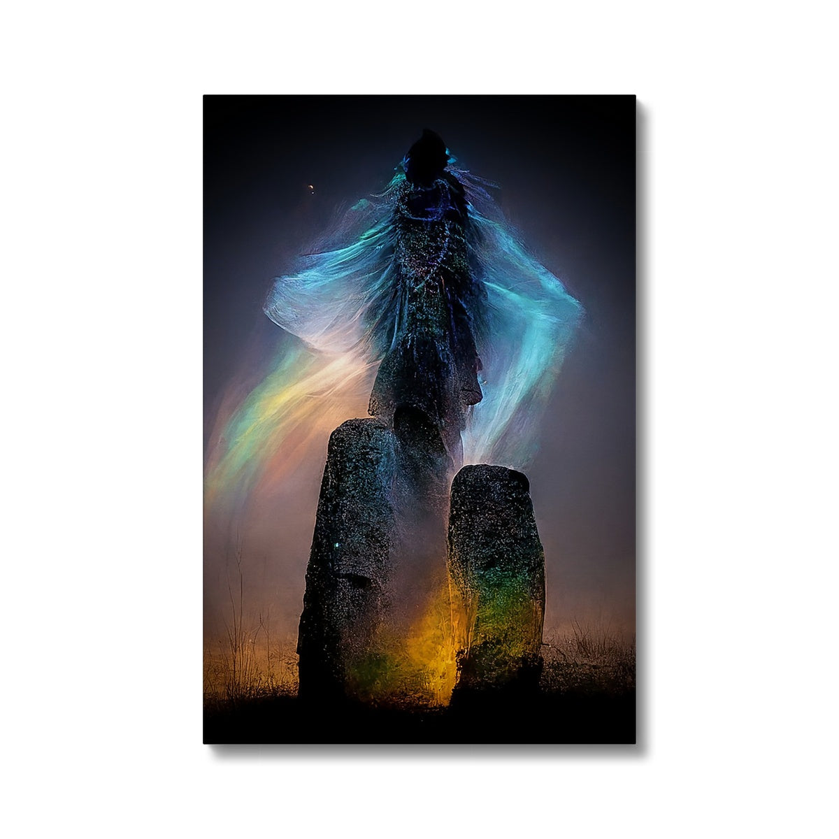Shaman and Standing Stones  Canvas
