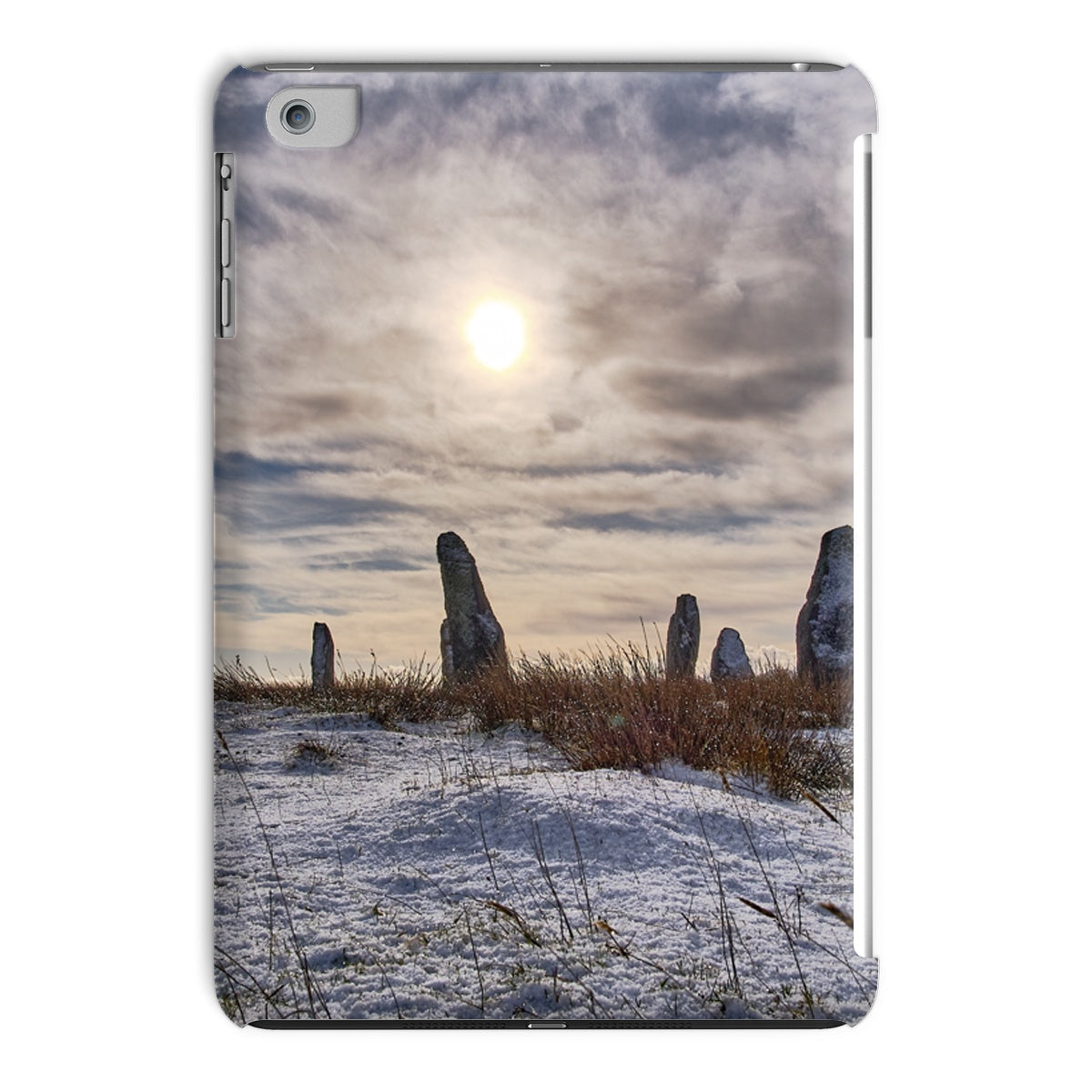 Cnoc Fillibhir Bheag/Callanish III in snow and sunshine Tablet Cases