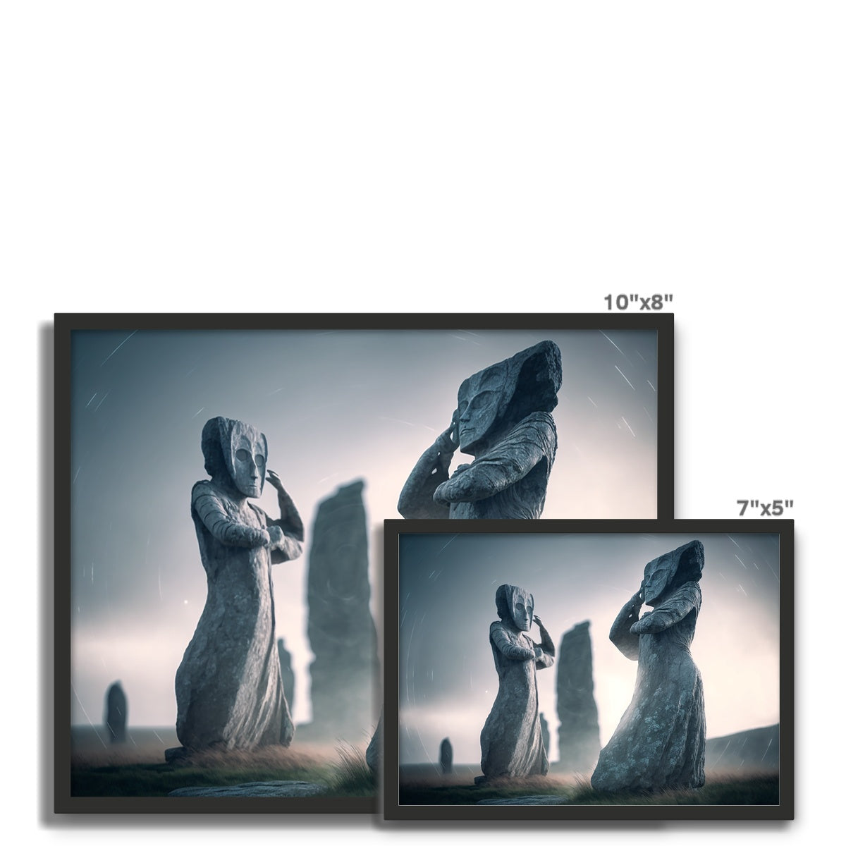 The thinkers Framed Photo Tile