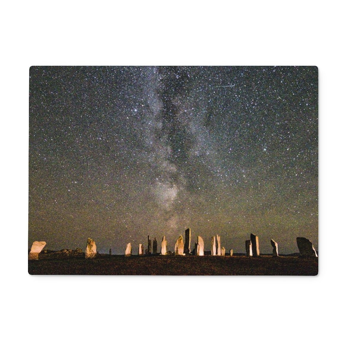 Callanish and the Milky Way  Glass Chopping Board