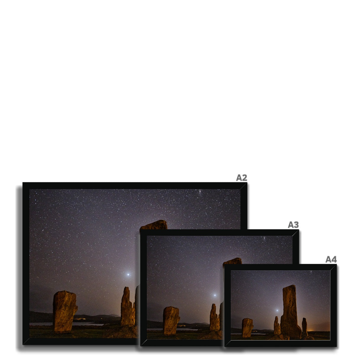 Callanish Standing Stones and Venus Framed Print