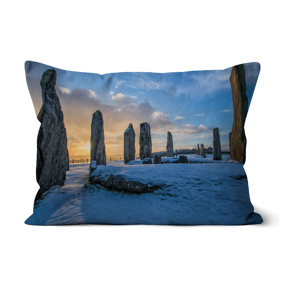 Callanish Snowy Sunrise Cushion