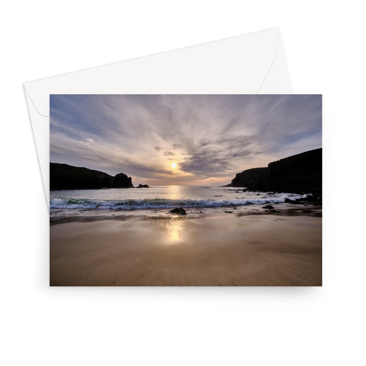 Dalbeg Beach Sunset Greeting Card