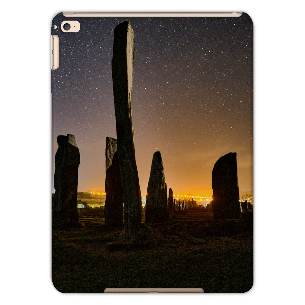 Callanish and village lights Tablet Cases
