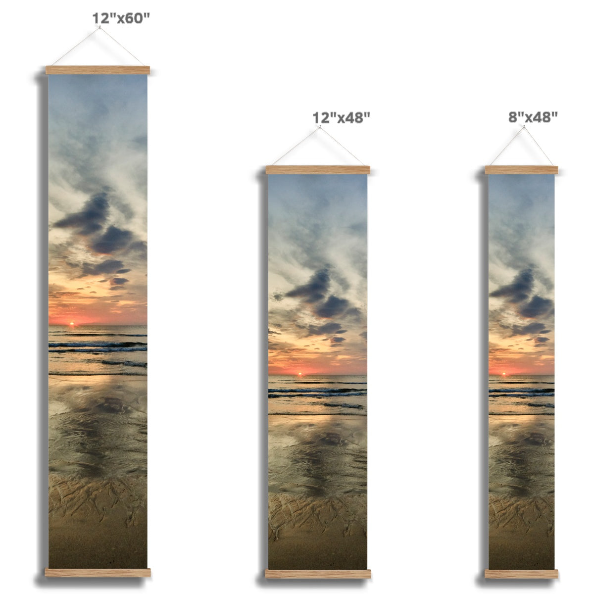 Dalmore Beach Sunset Wall Height Chart