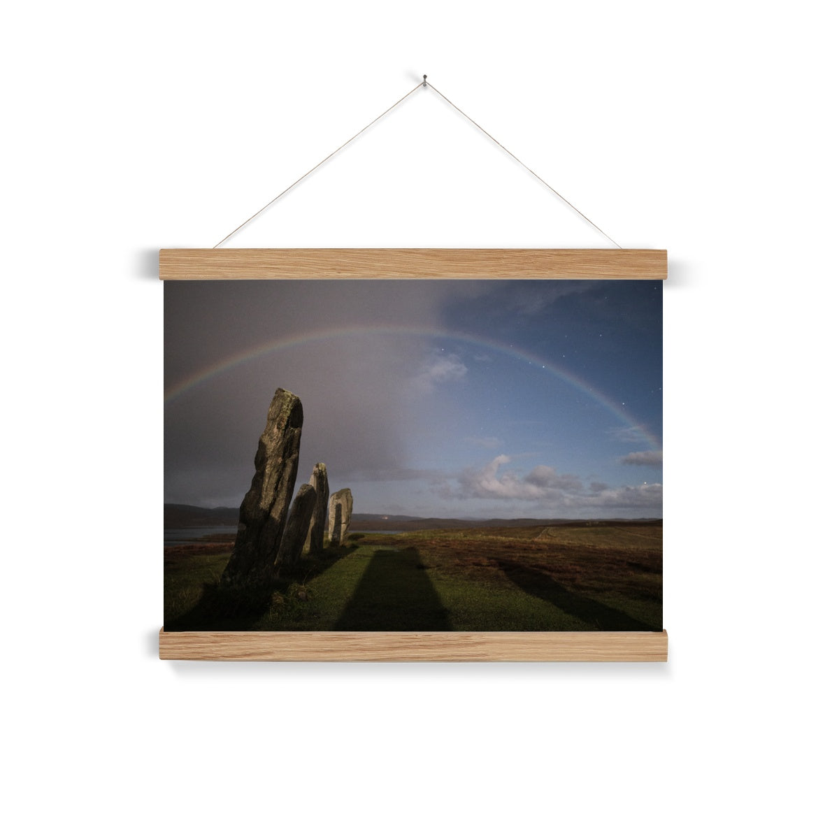 Callanish and Moonbow Fine Art Print with Hanger