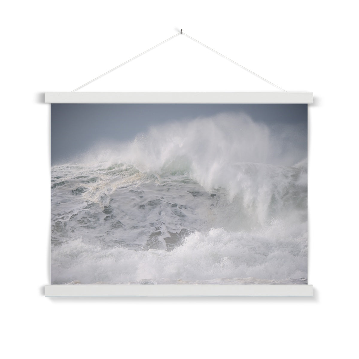 Dalbeg wild Atlantic wave Fine Art Print with Hanger