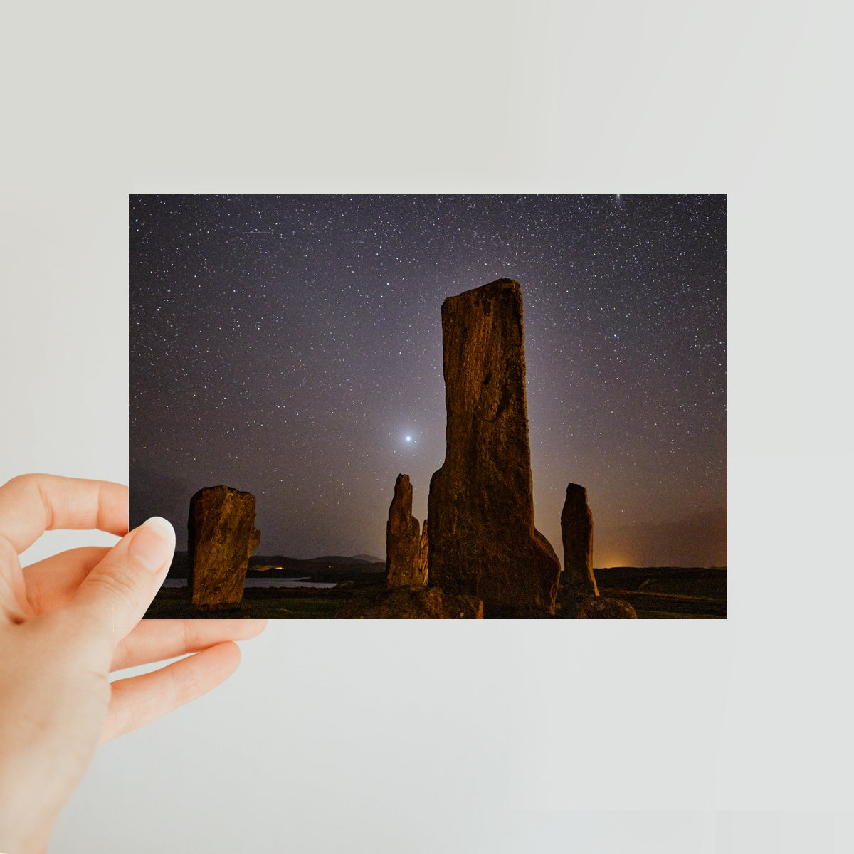 Callanish Standing Stones and Venus Classic Postcard