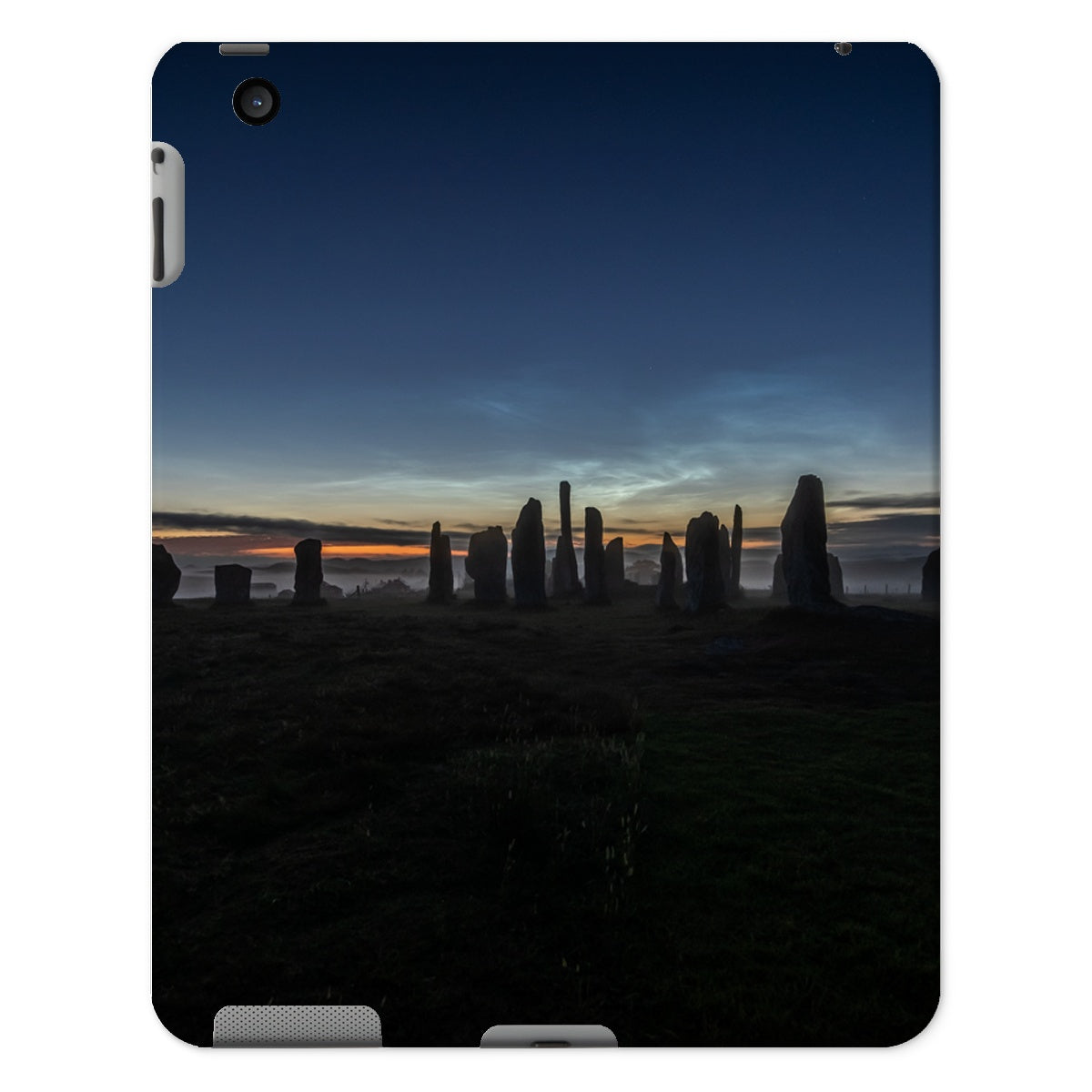 Callanish Stones and Noctilucent Clouds Tablet Cases