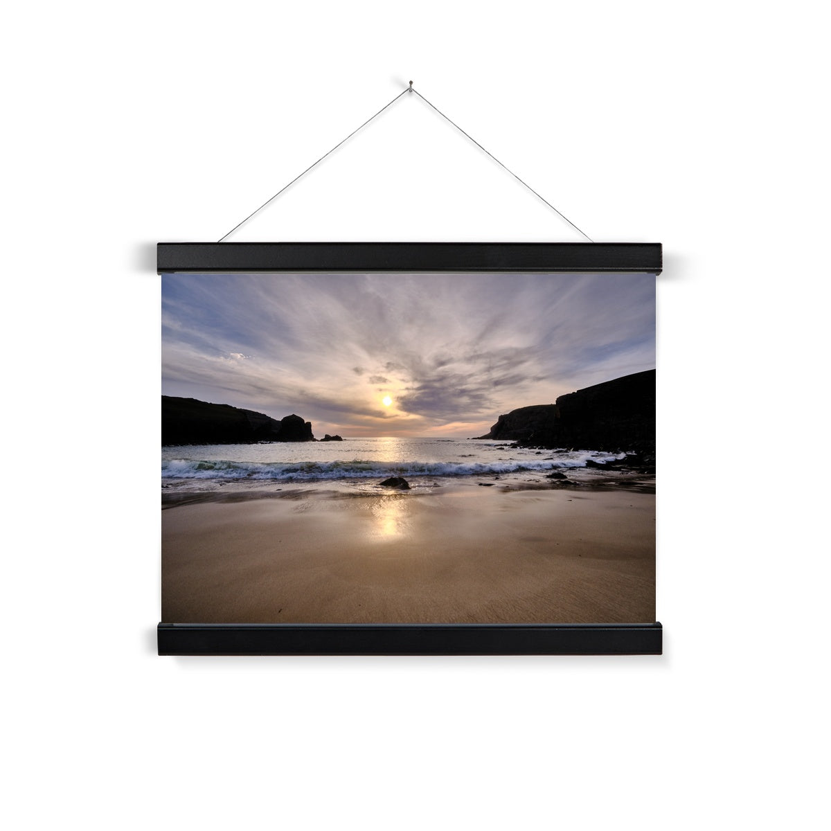 Dalbeg Beach Sunset Fine Art Print with Hanger
