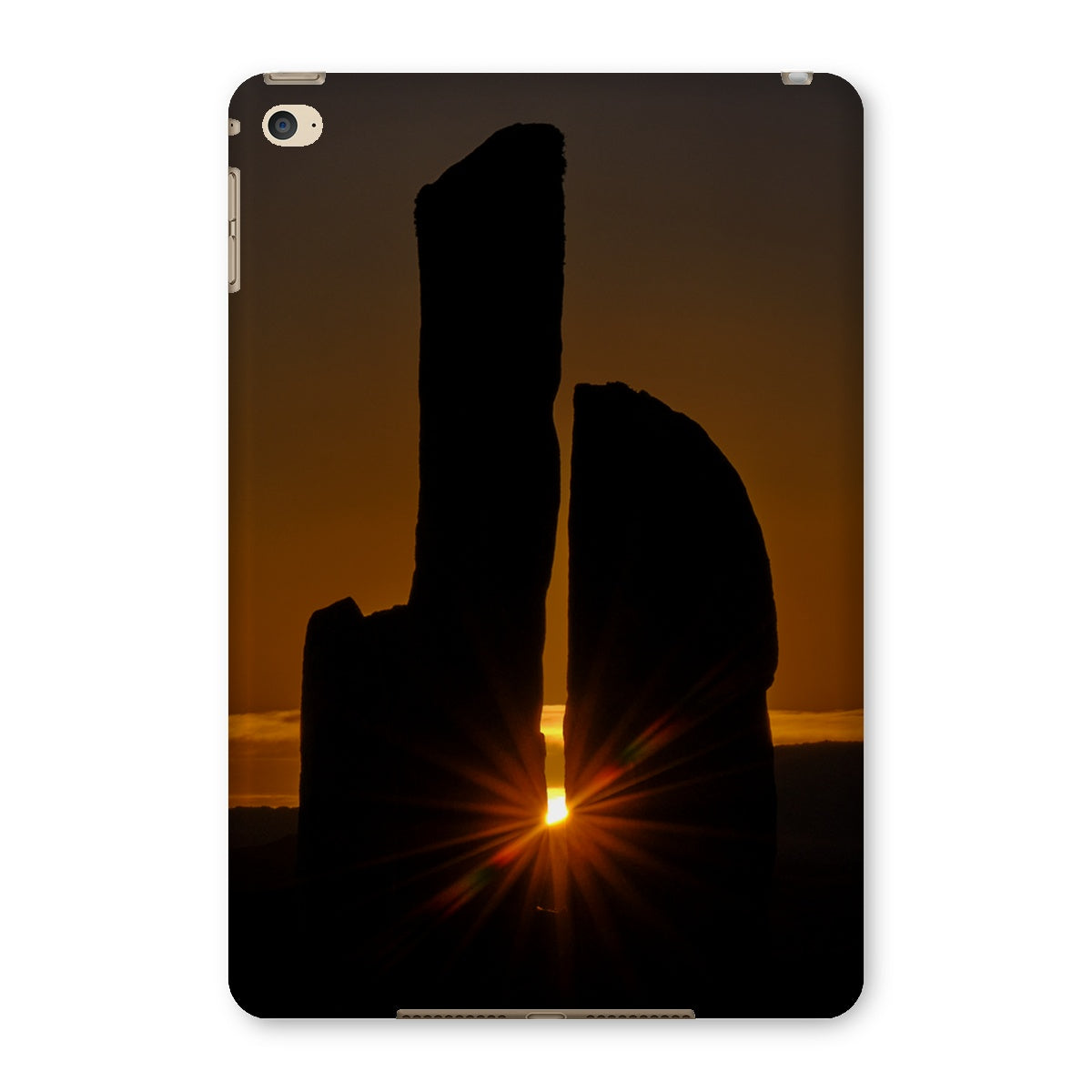 Callanish Christmas day sunset Tablet Cases