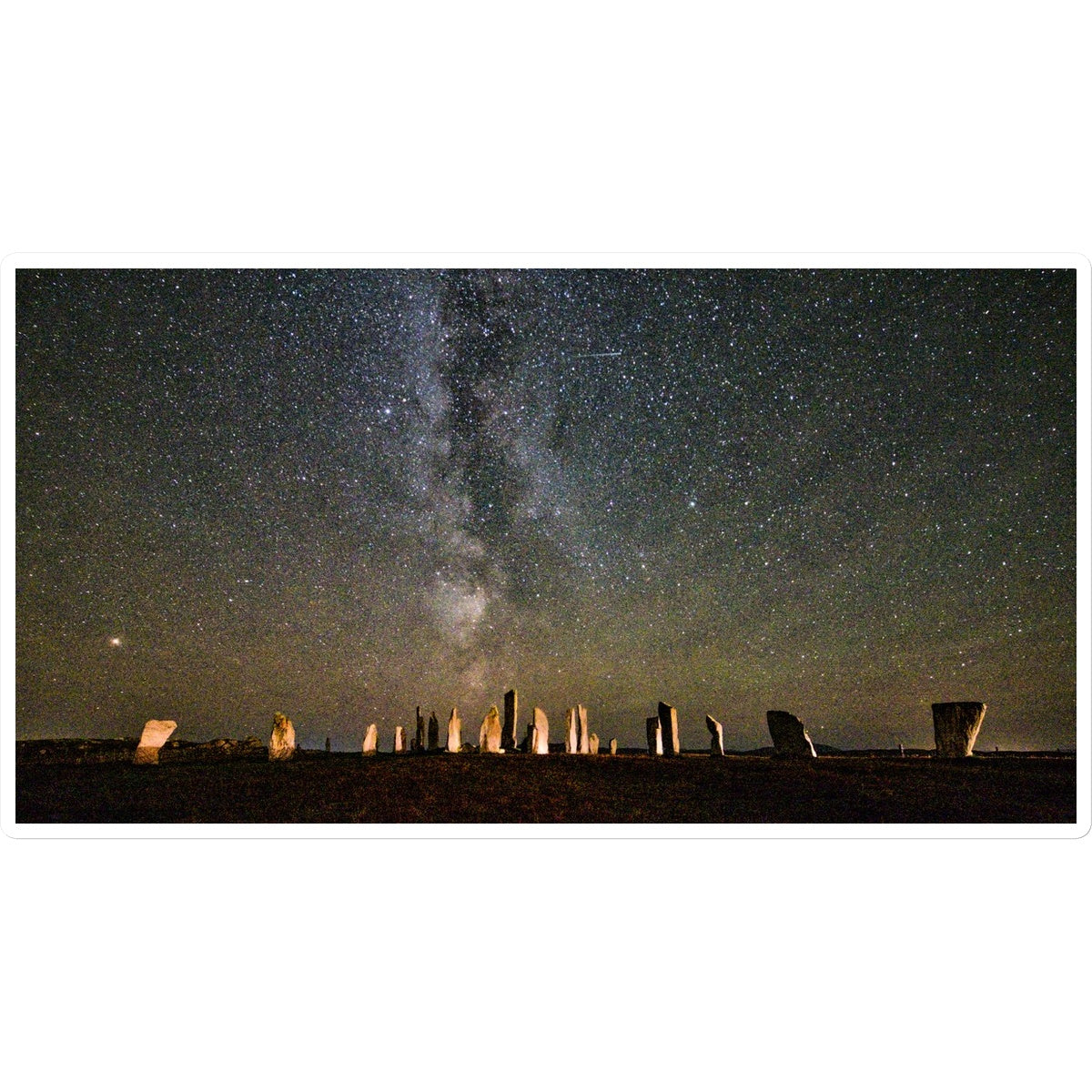 Callanish and the Milky Way  Sticker