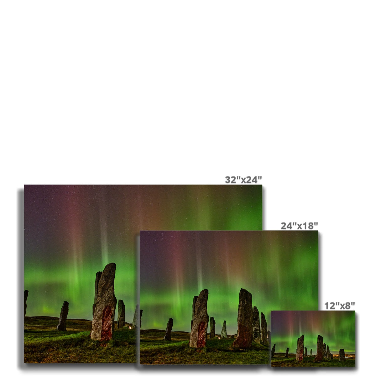 Callanish February '23 Active Aurora Canvas